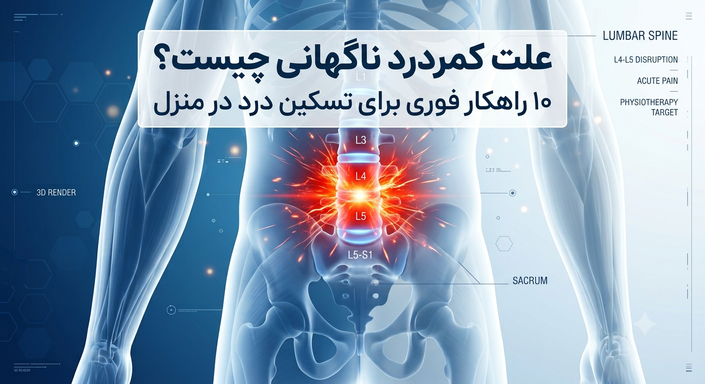 کمردرد ناگهانی